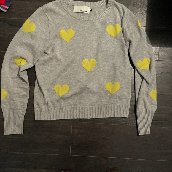 Pink Martini Sweaters - Pink martini sweater with hearts